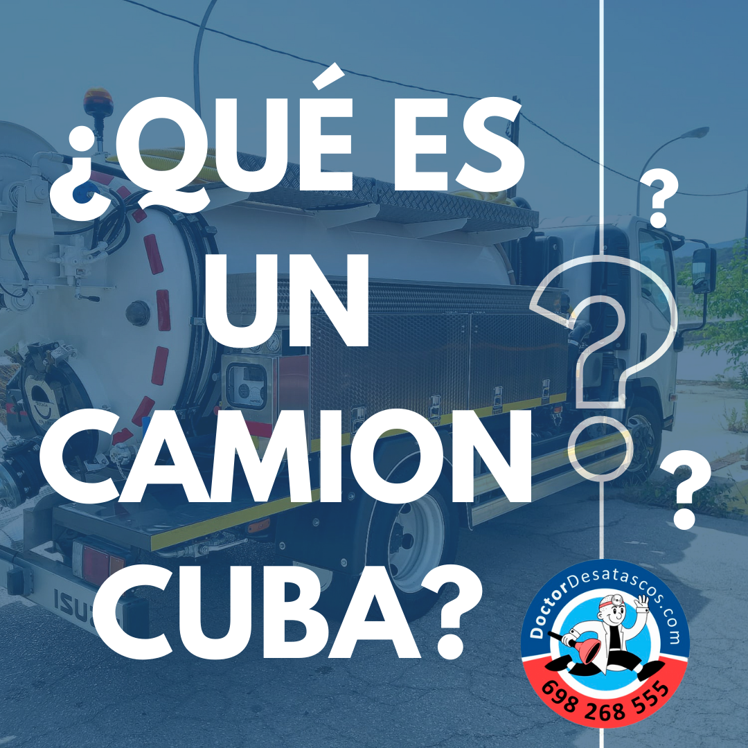 Imagen semitransparente de un Camión CUBA con el texto "¿Qué es un Camión CUBA